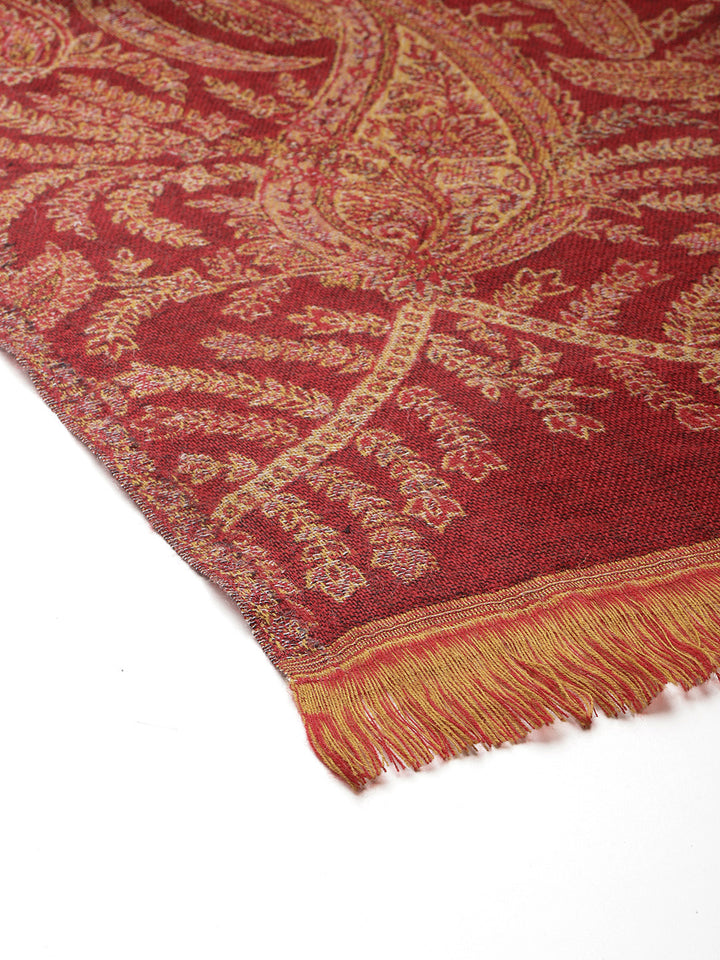 Women's Aari Embroidery Pure Wool Shawl