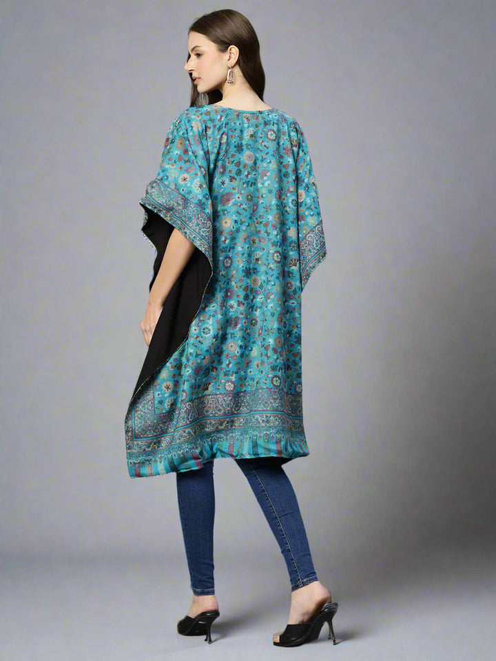 Women's Floral Woven Kaftan (Pheran)