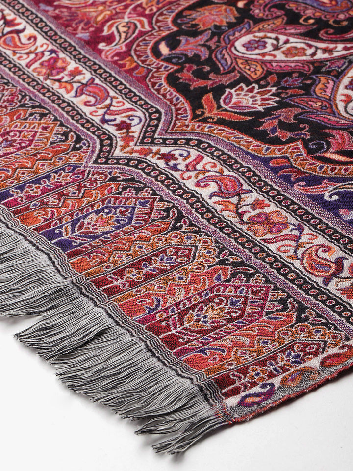Women's Aari Embroidery Pure Wool Shawl