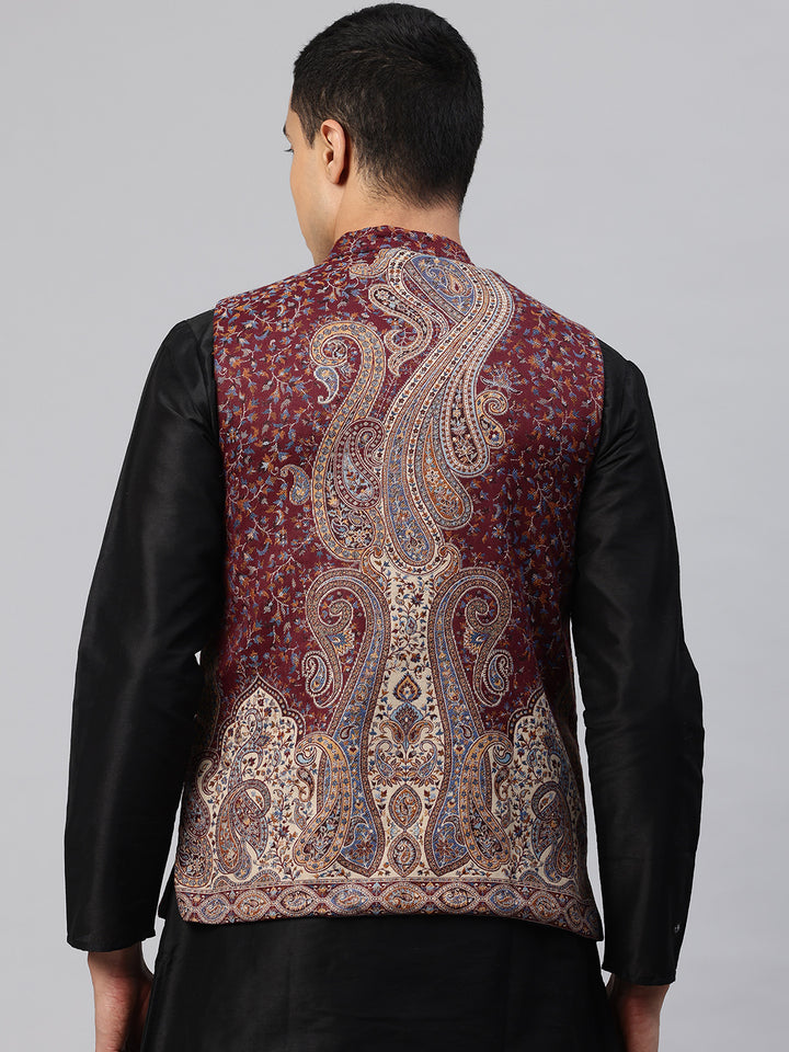 Men's Woven Nehru Jacket