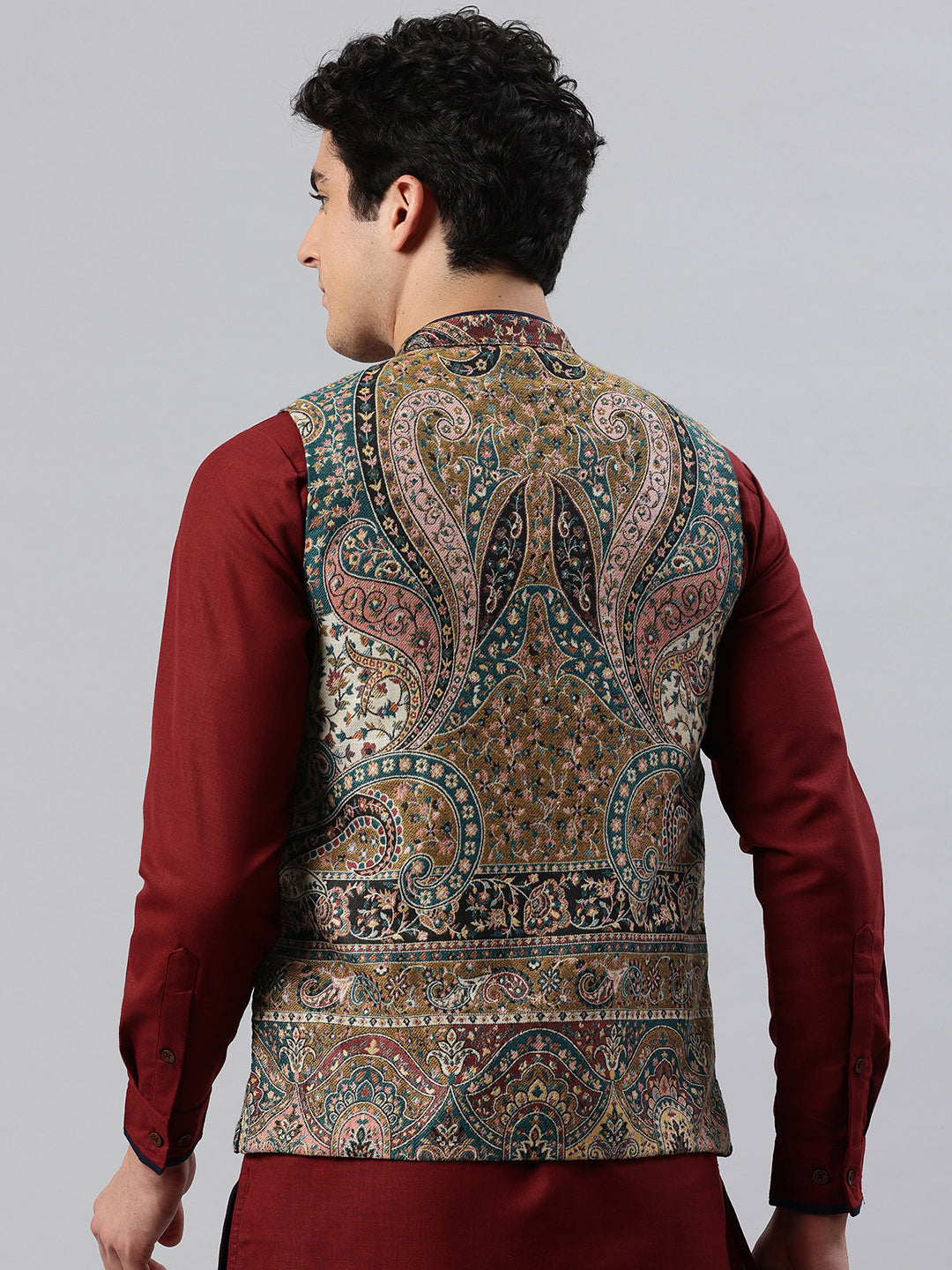 Men's Woven Nehru Jacket
