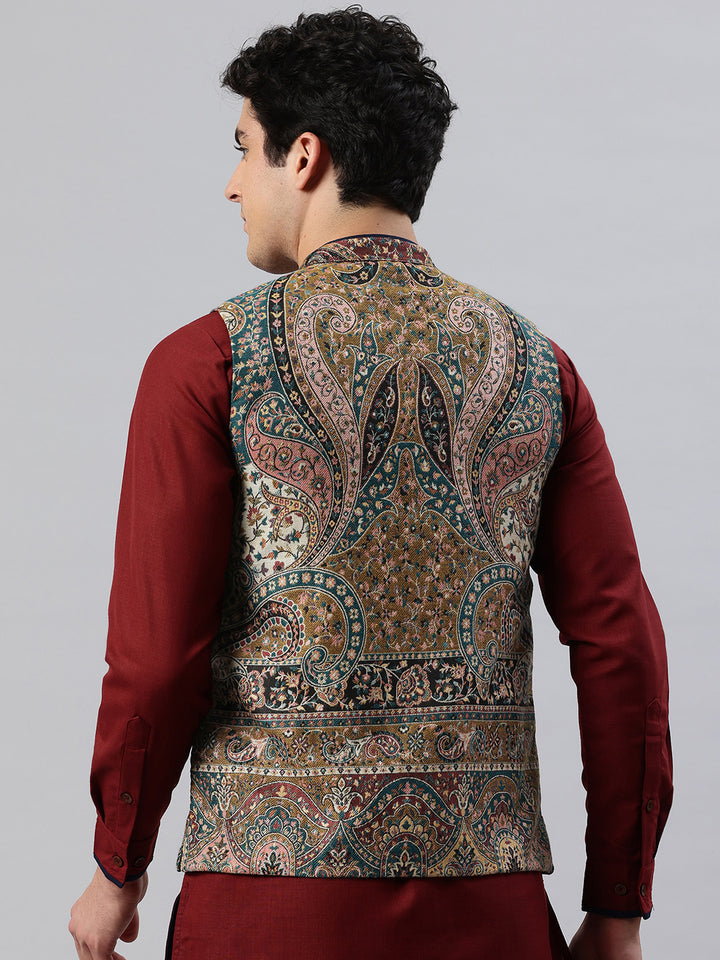 Men's Woven Nehru Jacket