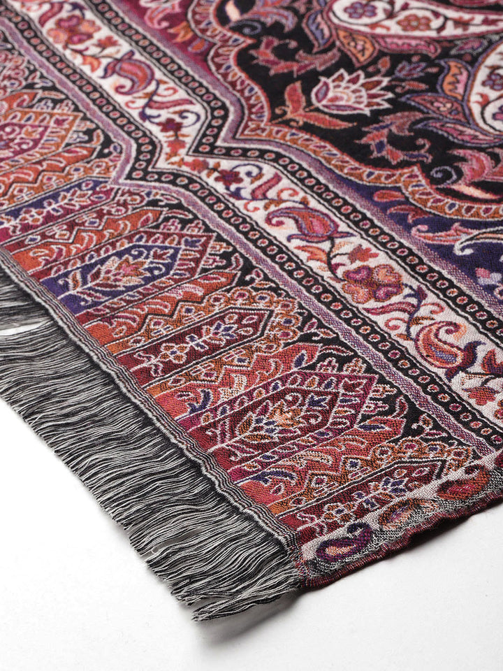 Women's Aari Embroidery Pure Wool Shawl