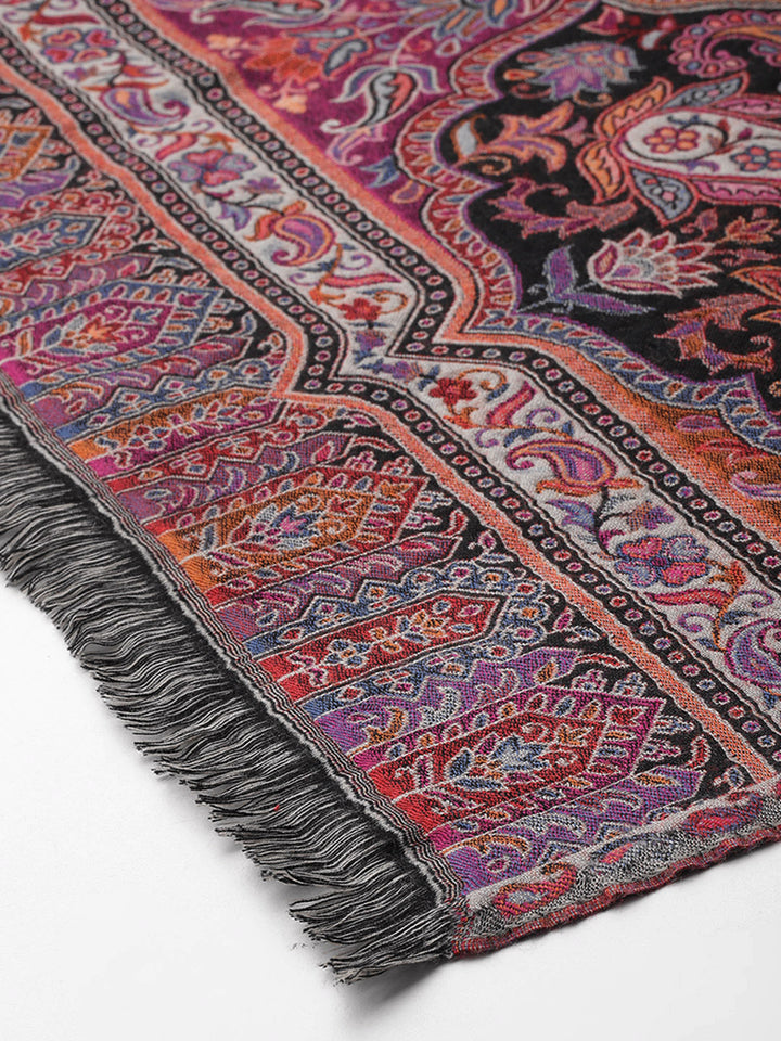 Women's Pure Wool Jamawar Embroidery Stole