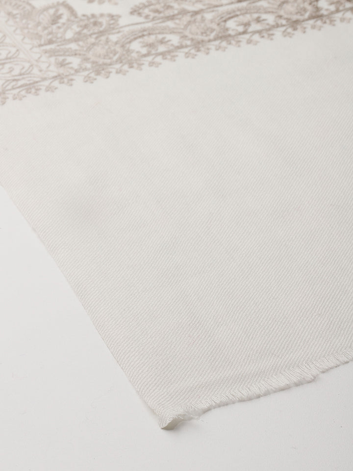 Women's Aari Embroidered Wool Shawl