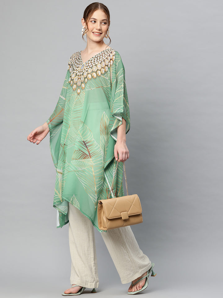 Women's Printed Beach Wear Kaftan