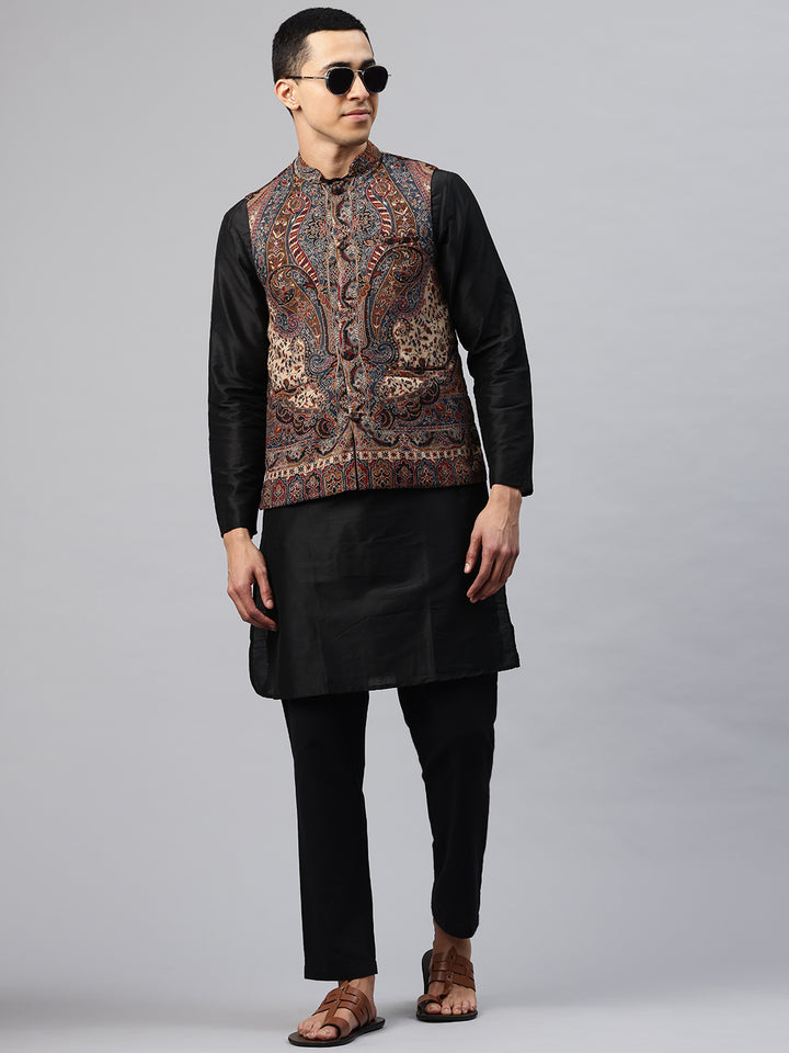 Men's Woven Nehru Jacket