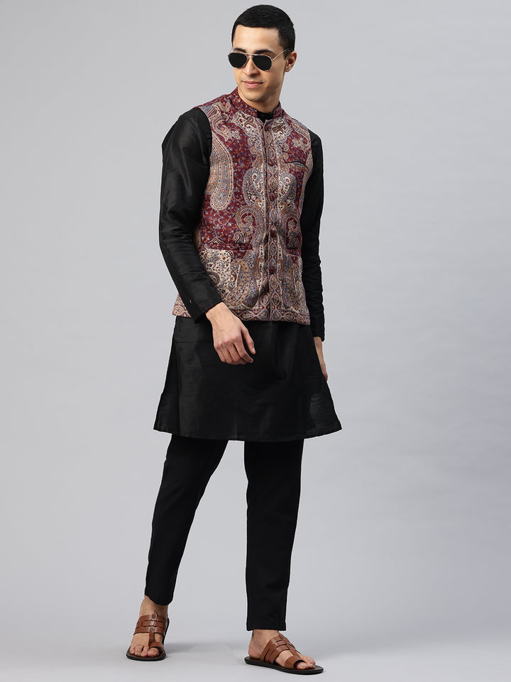 Men's Woven Nehru Jacket