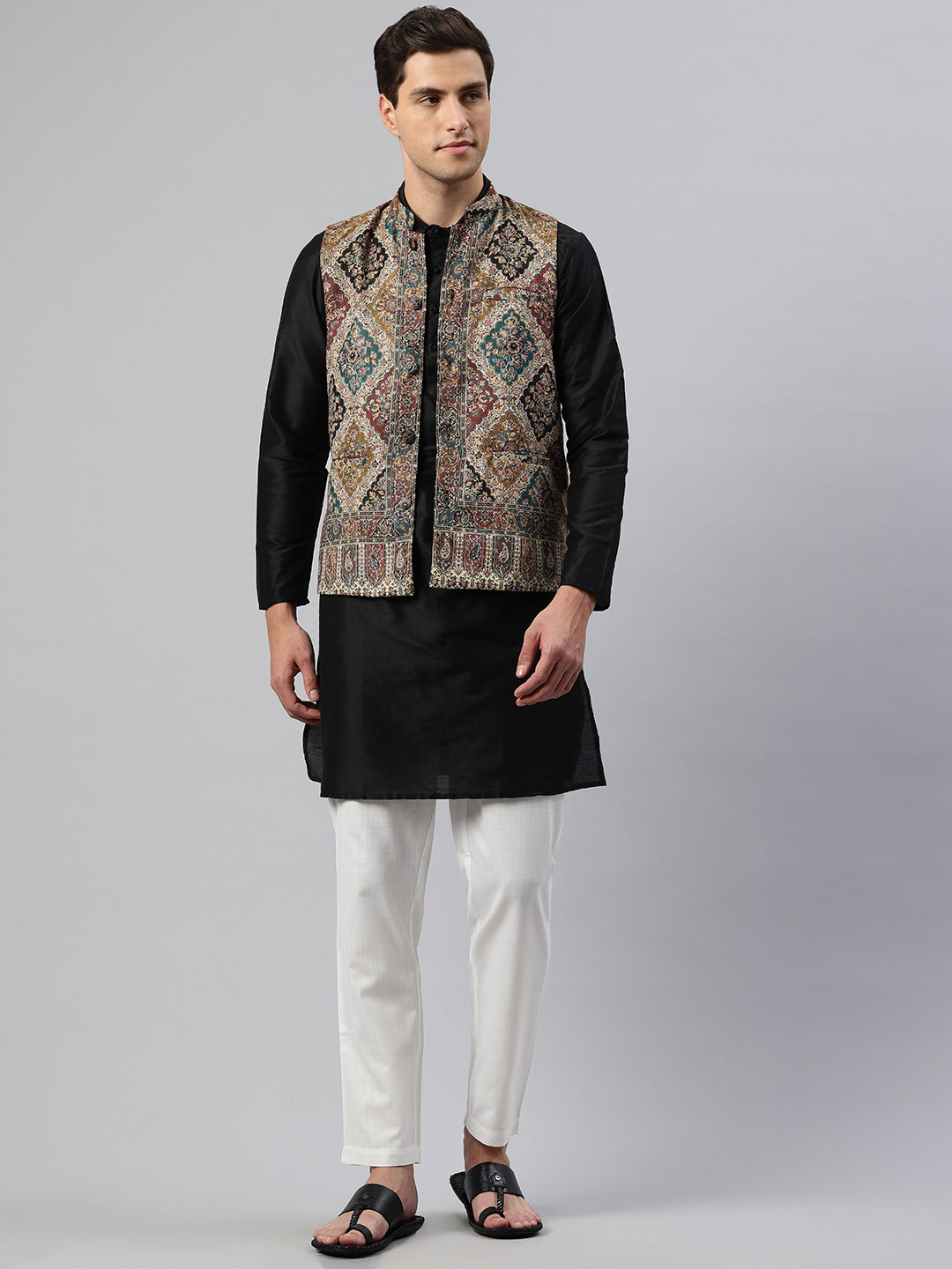 Men's Woven Nehru Jacket