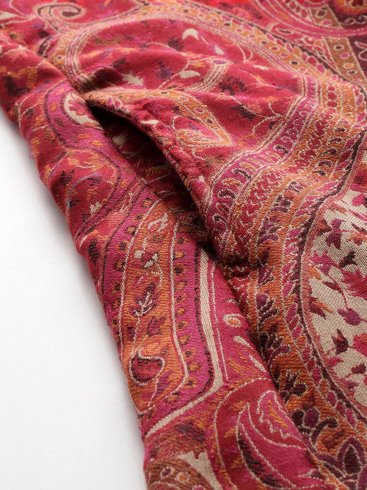 Women's Jamawar Woven Full Length Jacket