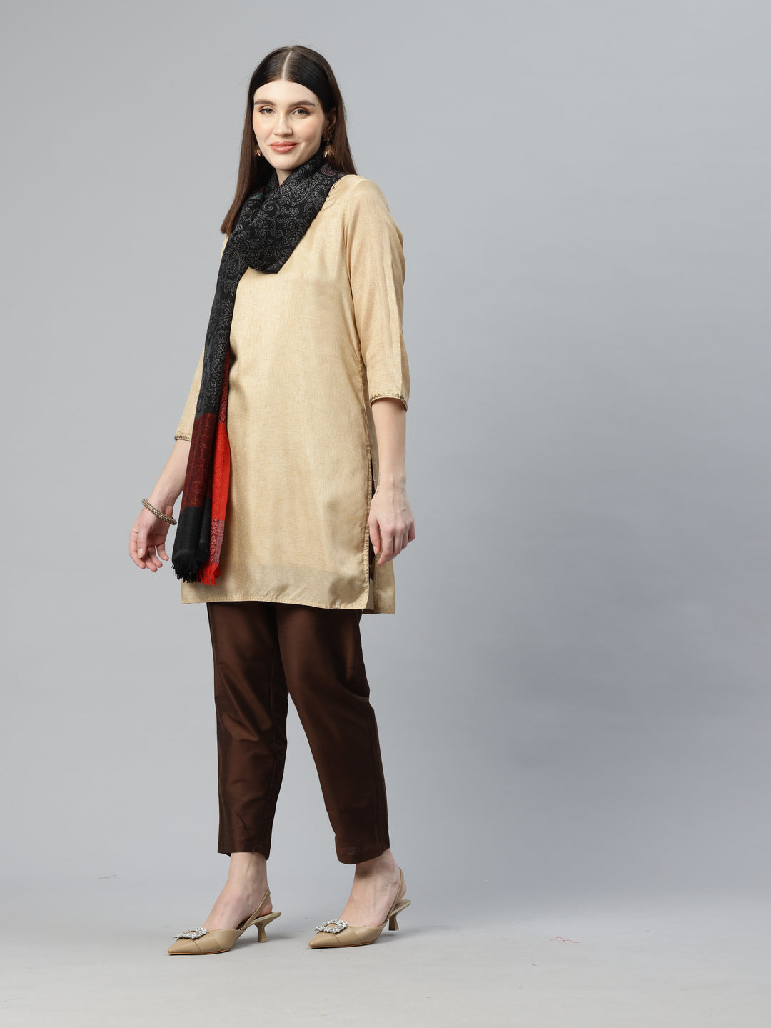 Women's Kani Jamawar Pure Wool Shawl
