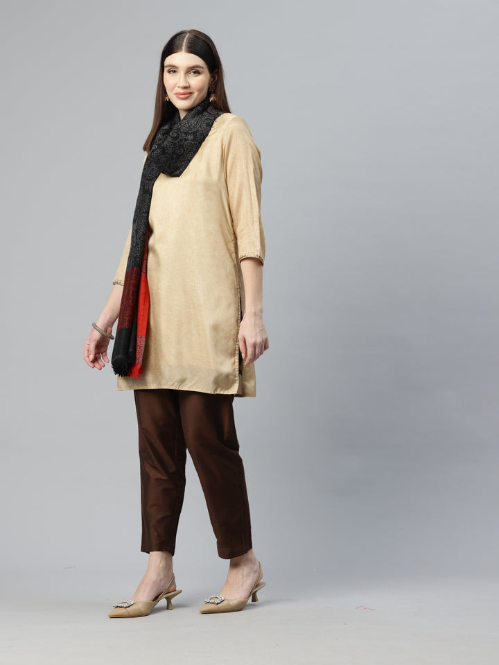 Women's Kani Jamawar Pure Wool Shawl