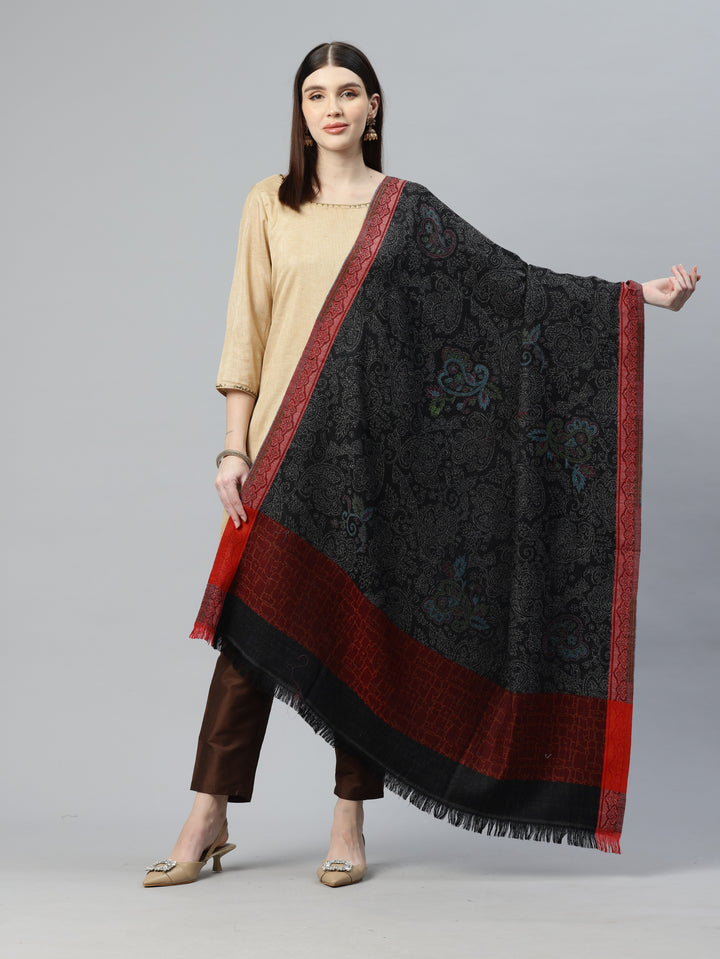Women's Kani Jamawar Pure Wool Shawl