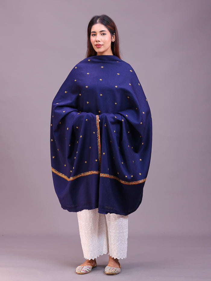 Women's Hand Embroidered Wool Shawl