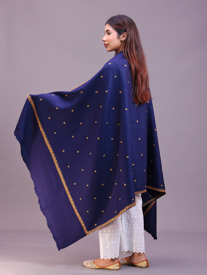 Women's Hand Embroidered Wool Shawl