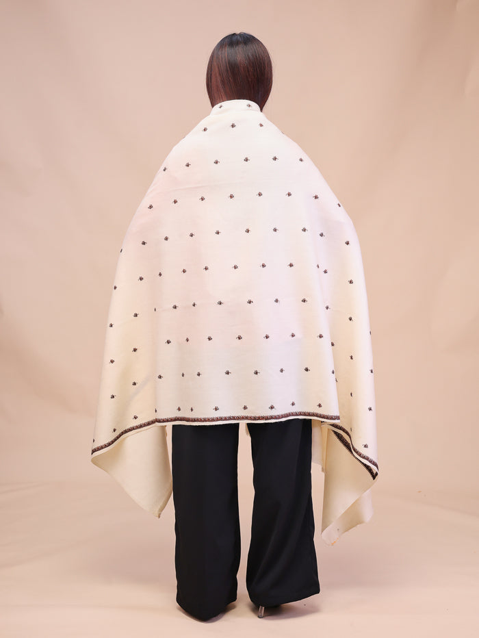 Women's Hand Embroidered Wool Shawl