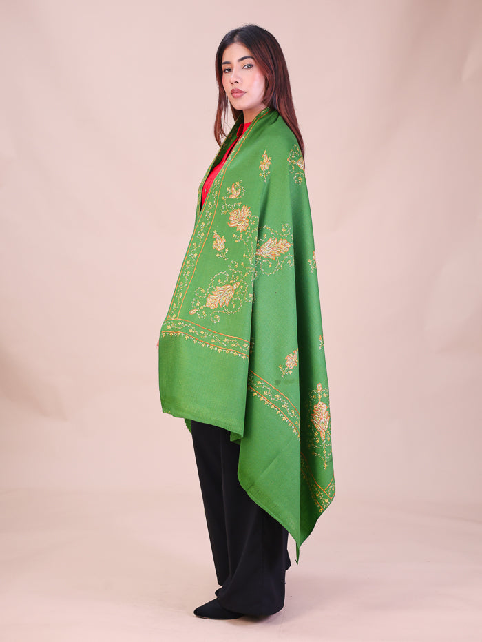 Women's Hand Embroidered Wool Shawl