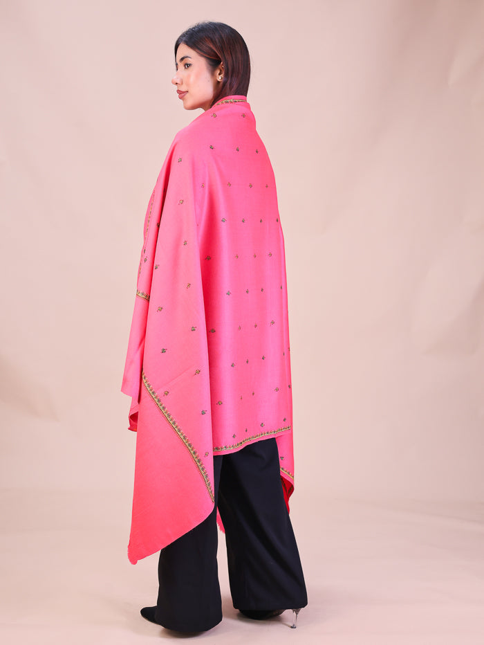 Women's Hand Embroidered Wool Shawl