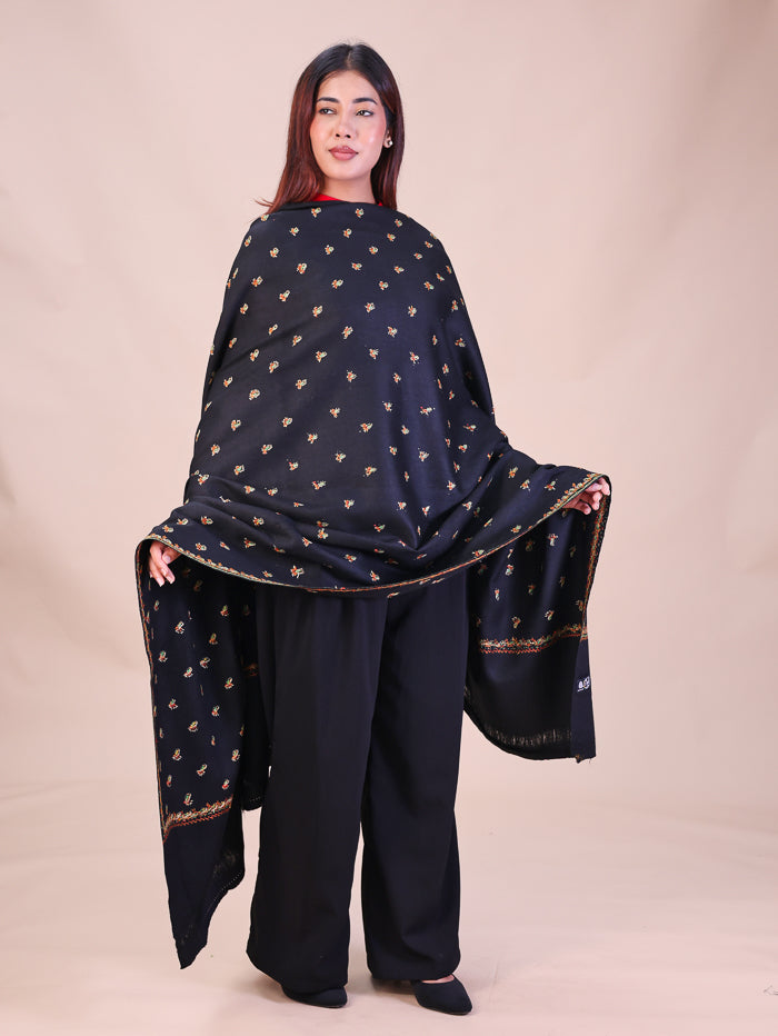 Women's Hand Embroidered Wool Shawl