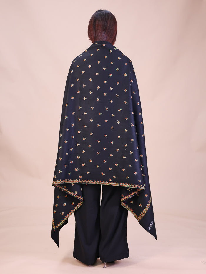 Women's Hand Embroidered Wool Shawl