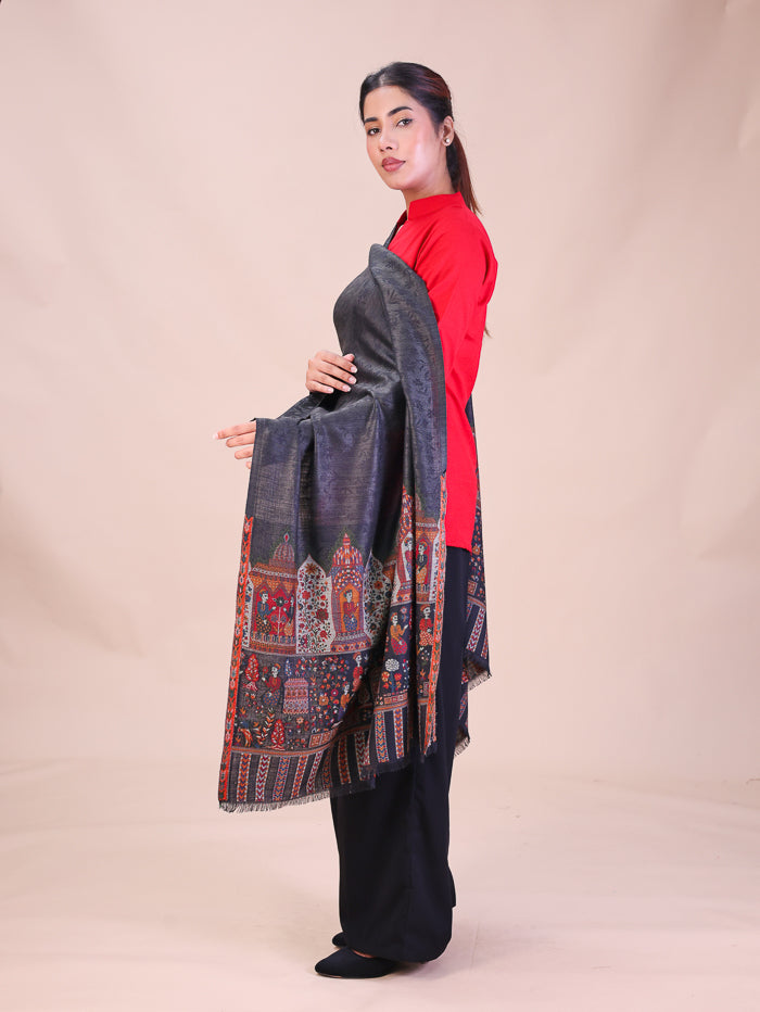 Women's Kani Jamawar Wool Stole