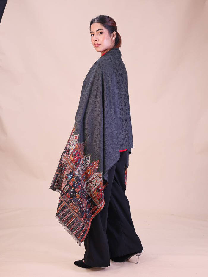 Women's Kani Jamawar Wool Stole