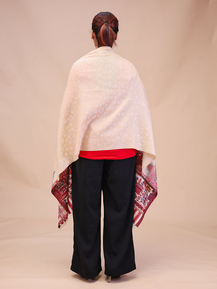 Women's Kani Jamawar Wool Stole