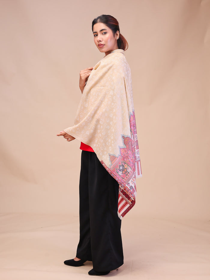 Women's Kani Jamawar Wool Stole
