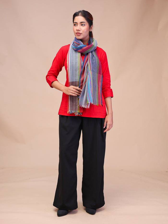 Women's Jamawar Pure Wool Stole