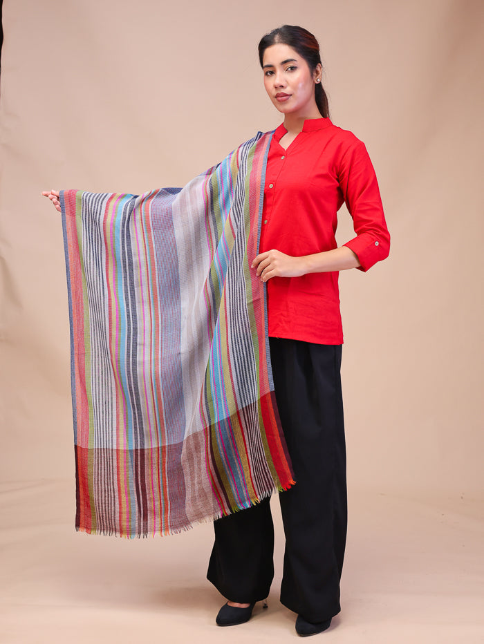 Women's Jamawar Pure Wool Stole