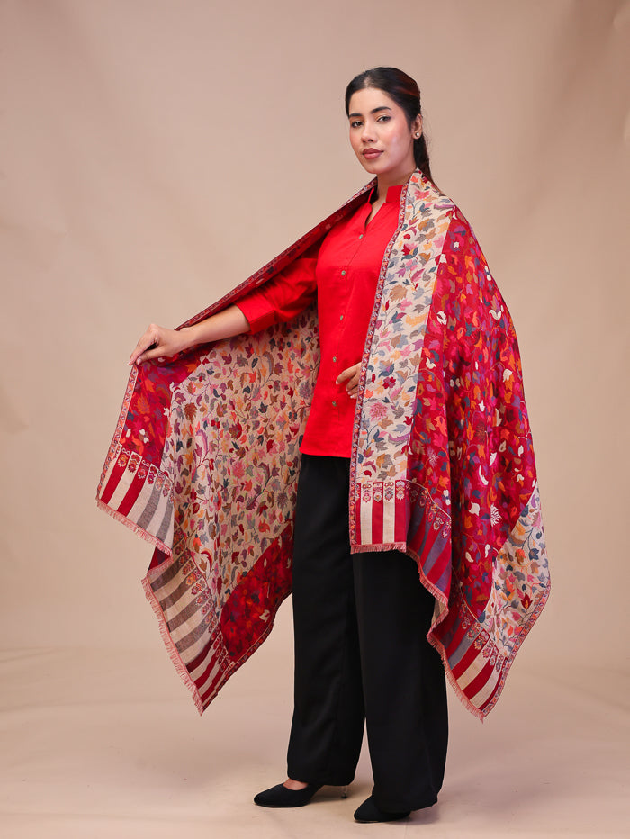 Women's Kani Reversible Wool Stole