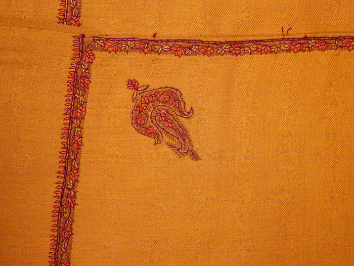 Men's Kashmiri Hand Embroidered Wool Shawl