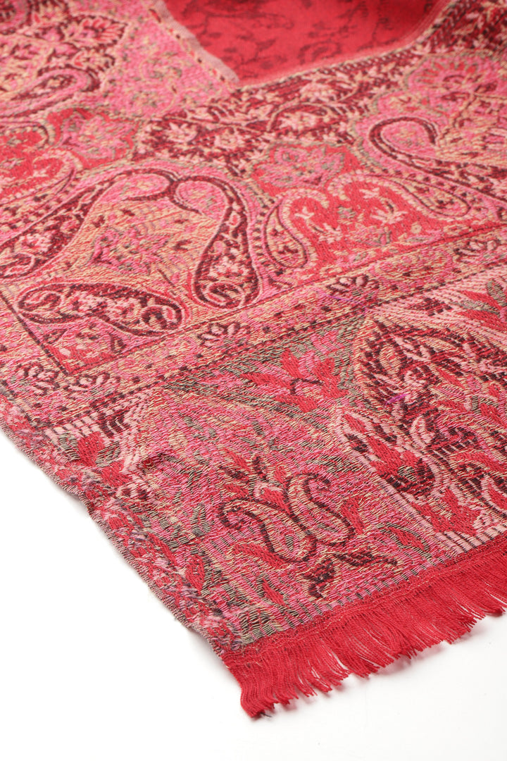 Women's Pure Wool Jamawar Embroidery Shawl