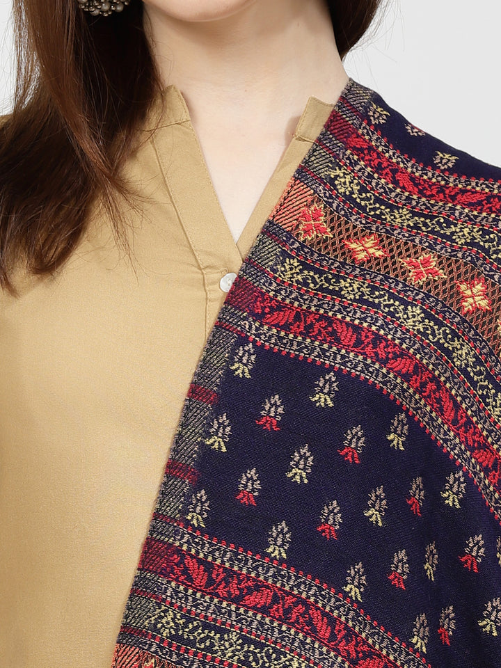 Women's Jamawar Acrylic Stole