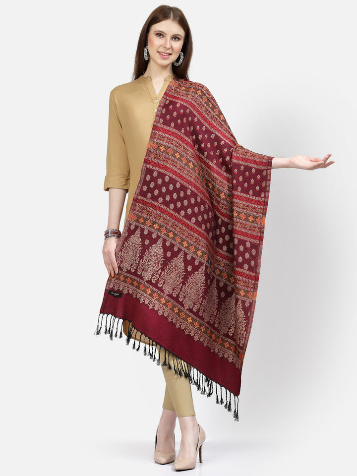 Women's Jamawar Acrylic Stole
