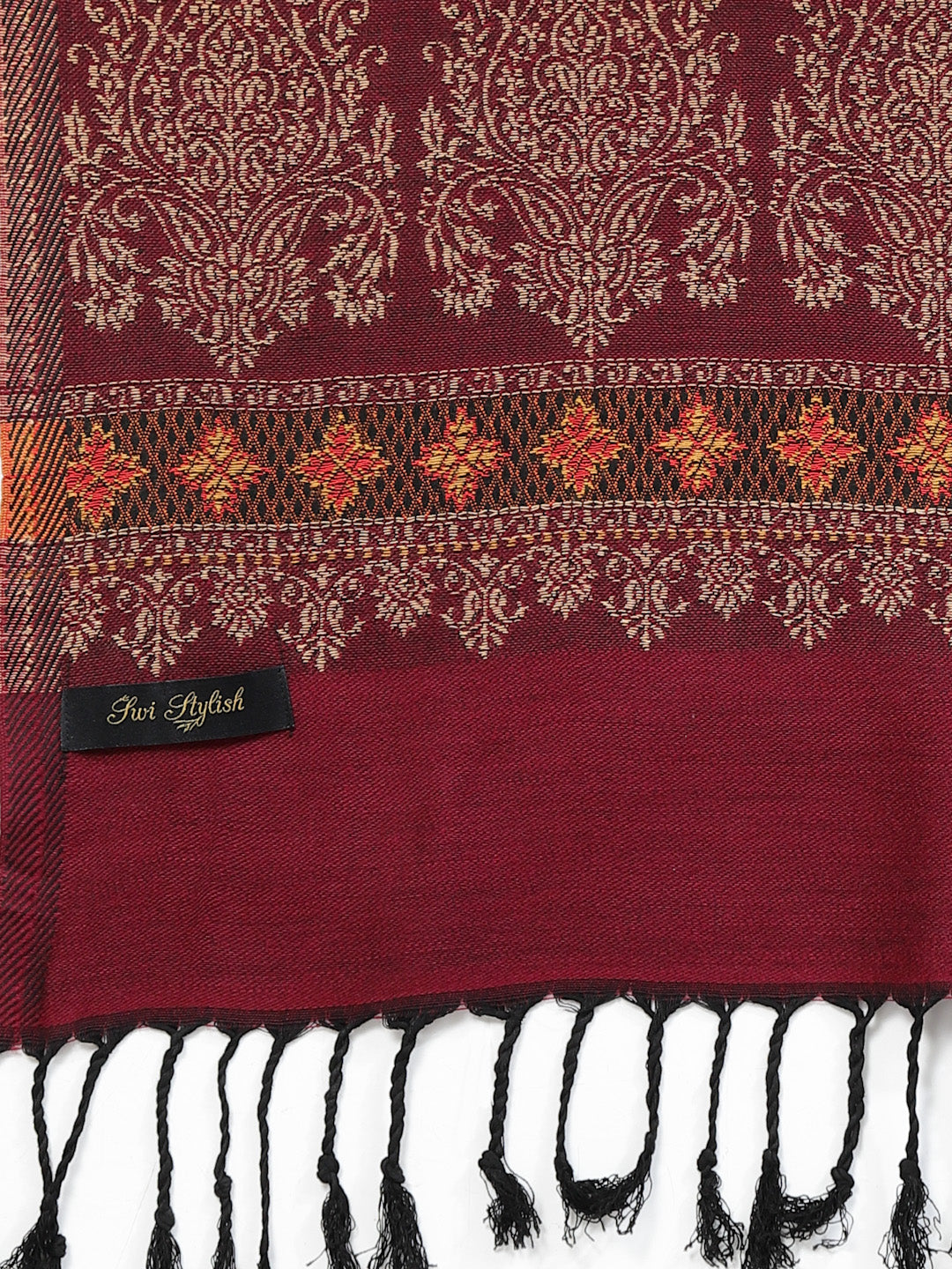 Women's Jamawar Acrylic Stole