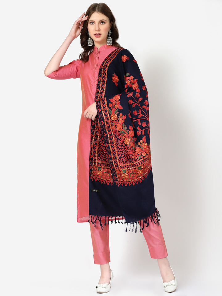 Women's Aari Embroidered Stole