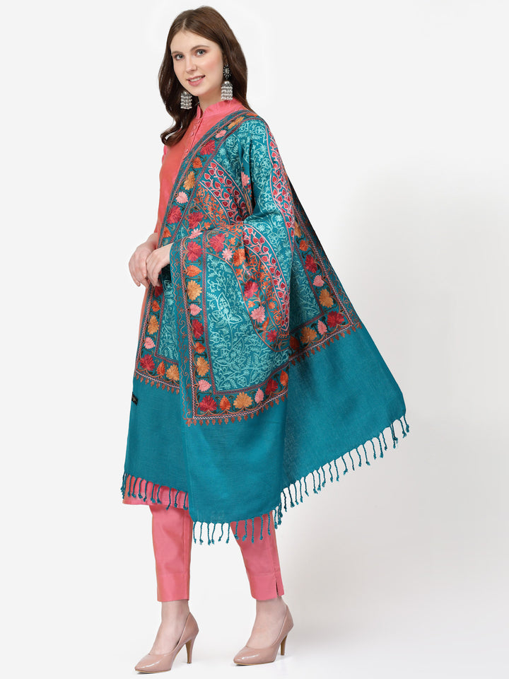 Women's Aari Embroidered Stole