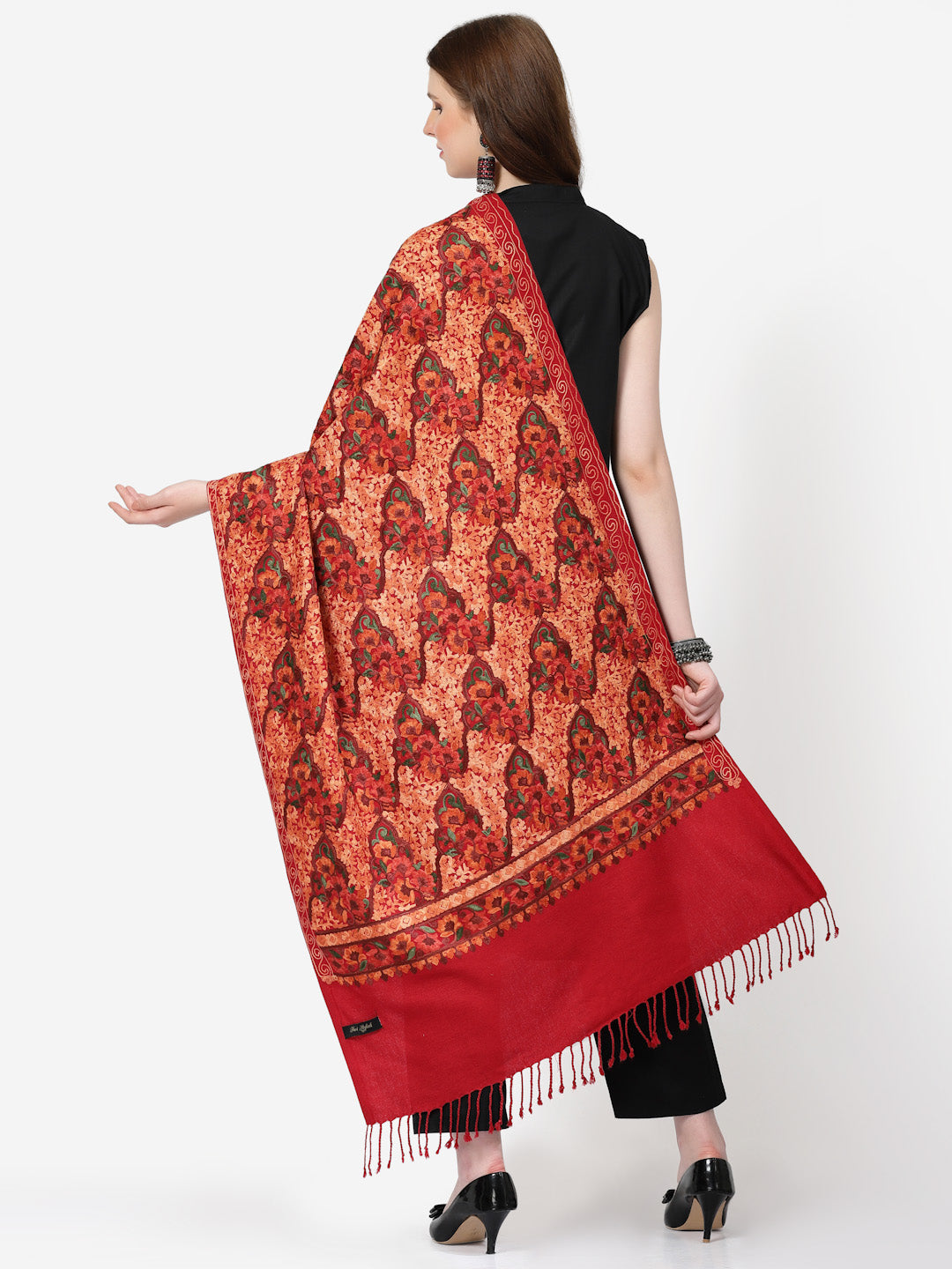 Women's Aari Embroidered Stole