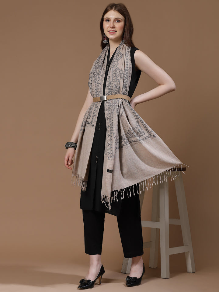 Women's Aari Embroidered Stole