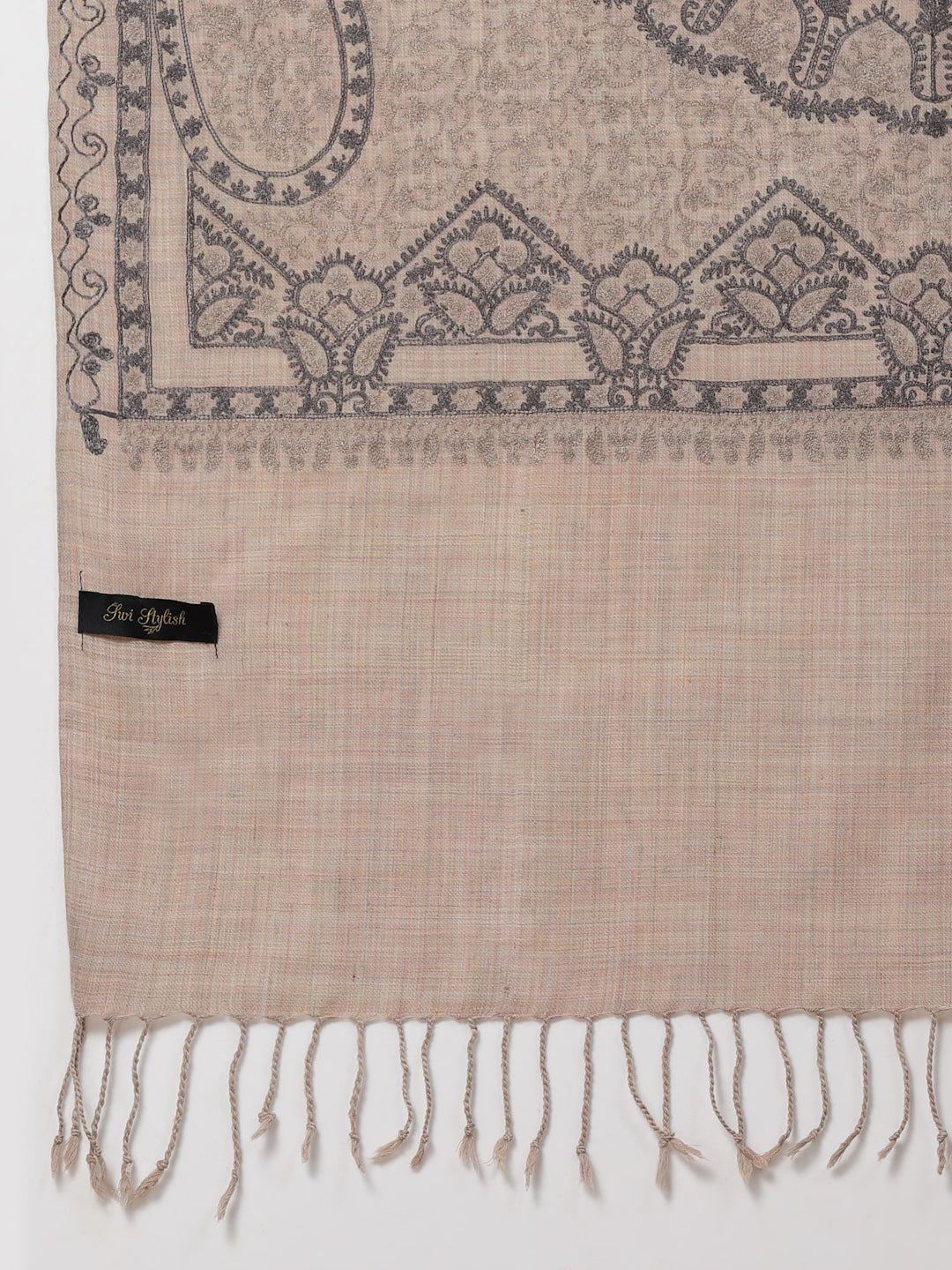 Women's Aari Embroidered Stole