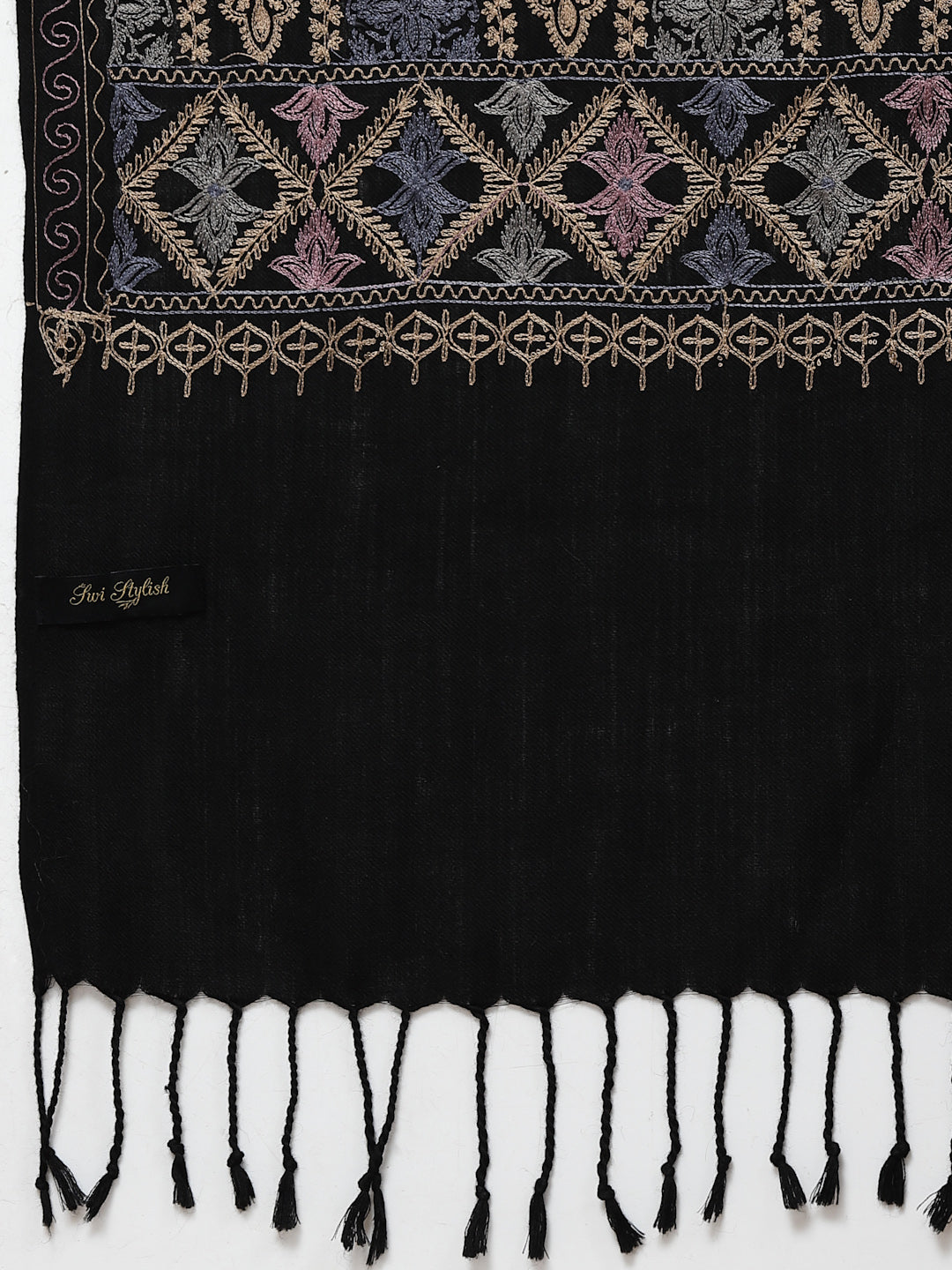 Women's Aari Embroidered Stole