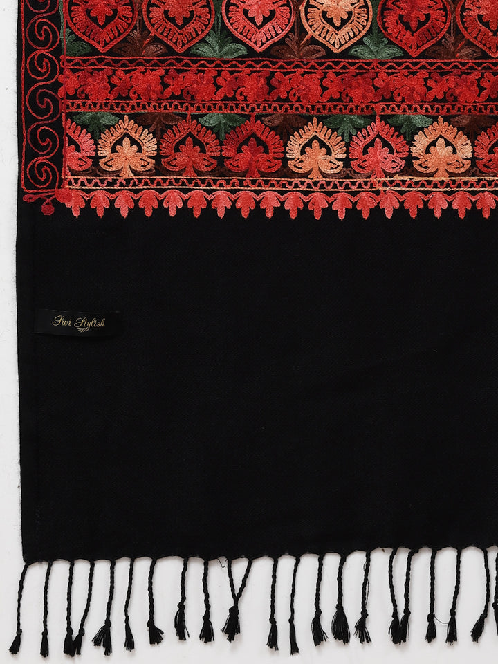 Women's Aari Embroidered Stole