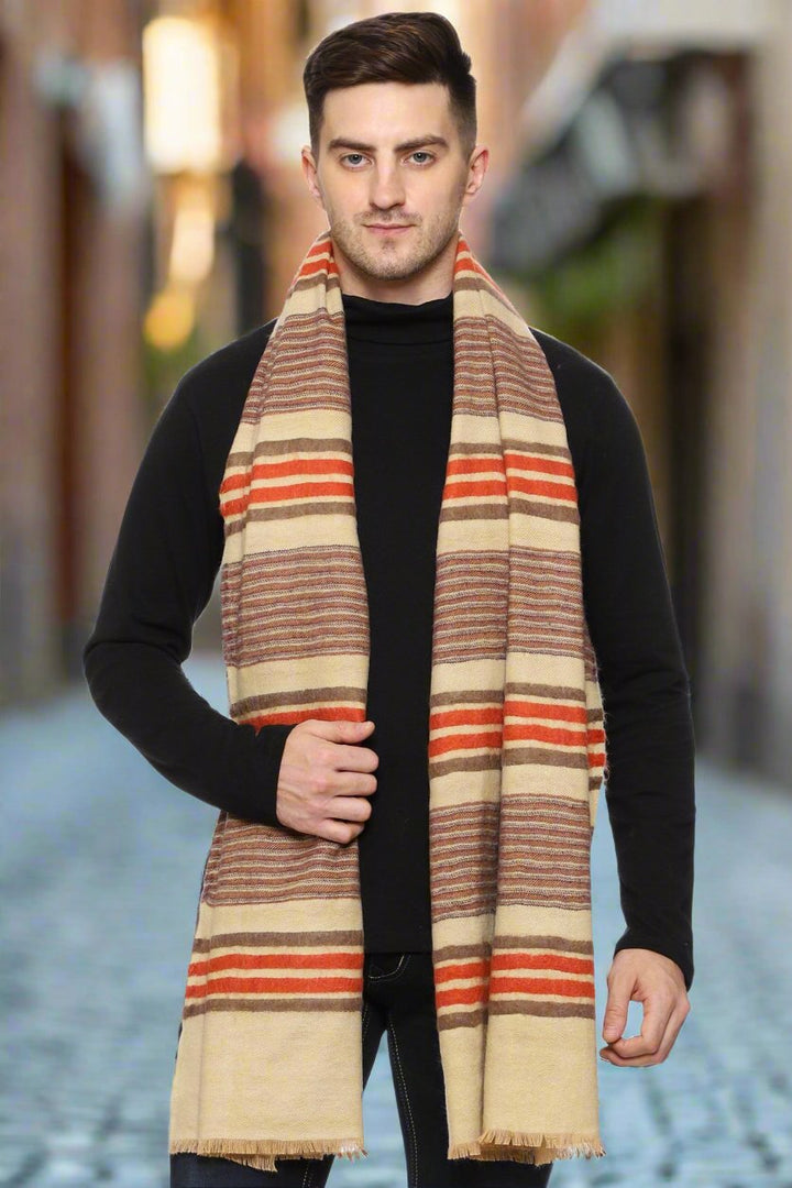 Men's Soft Feel Warm Wool Muffler/Scarf/Stole
