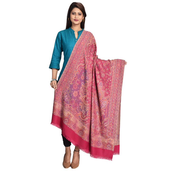 Women's Jamawar Wool Shawl