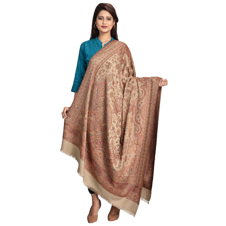 Women's Jamawar Wool Shawl