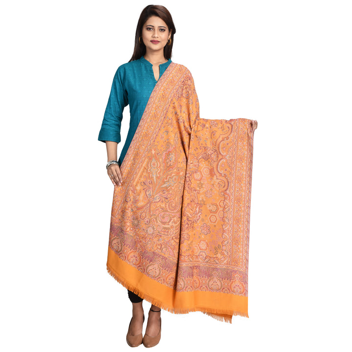 Women's Jamawar Wool Shawl