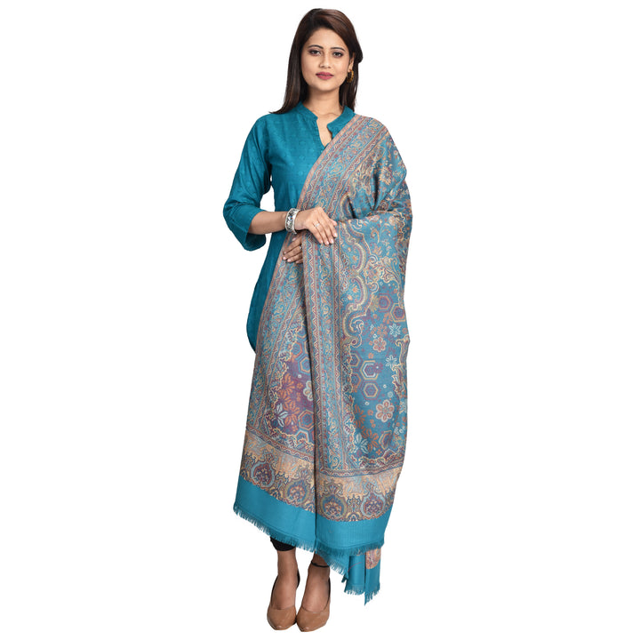 Women's Jamawar Wool Shawl