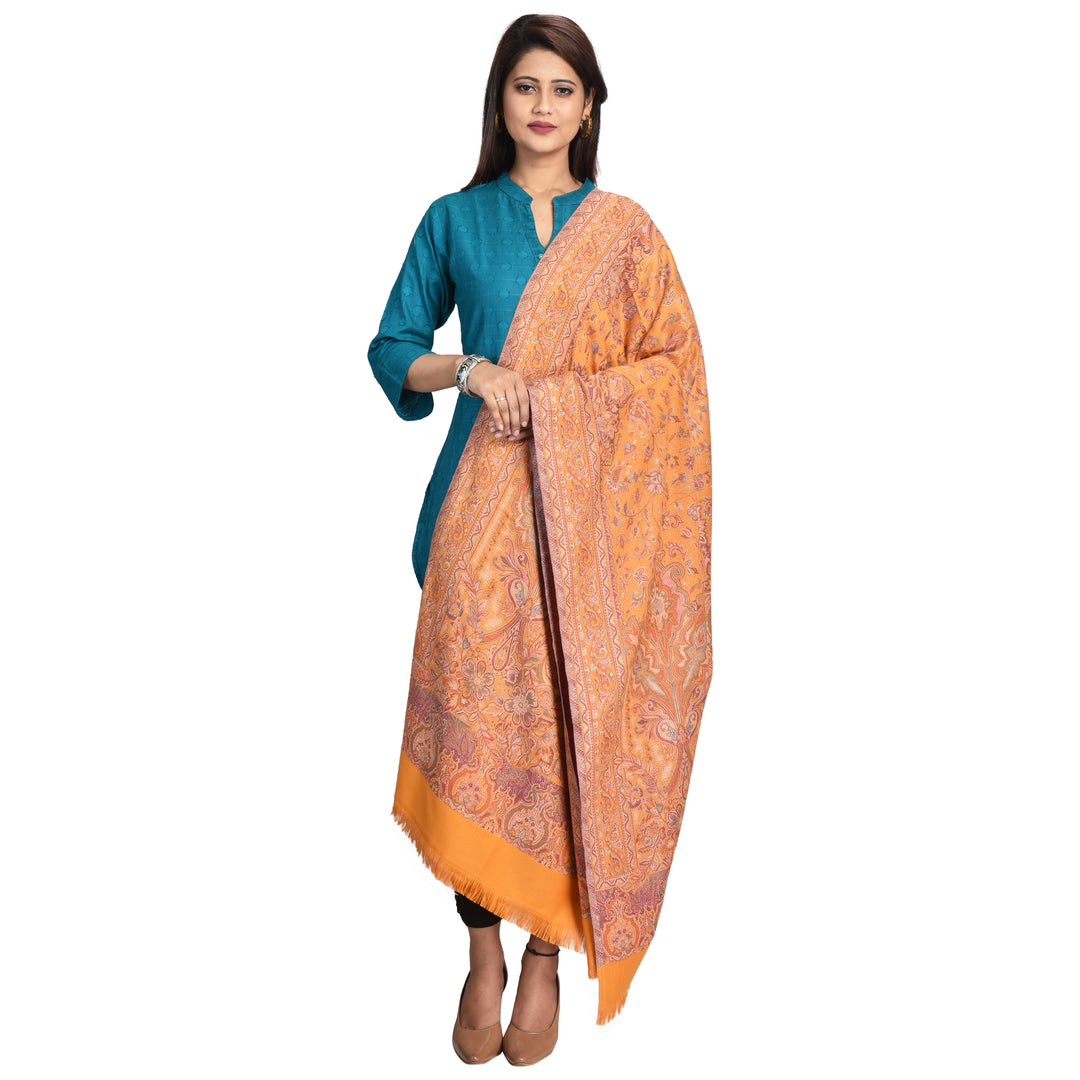 Women's Jamawar Wool Shawl