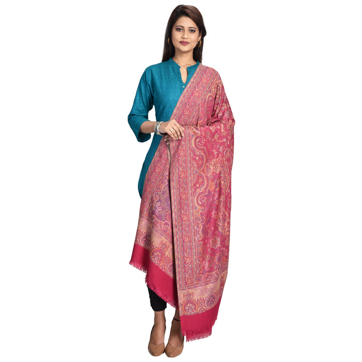 Women's Jamawar Wool Shawl